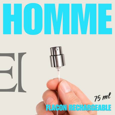 Pompes Parfum homme - 75ml Rechargeable